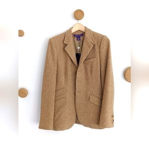 RL Fitted Tan Blazer (Size 10)